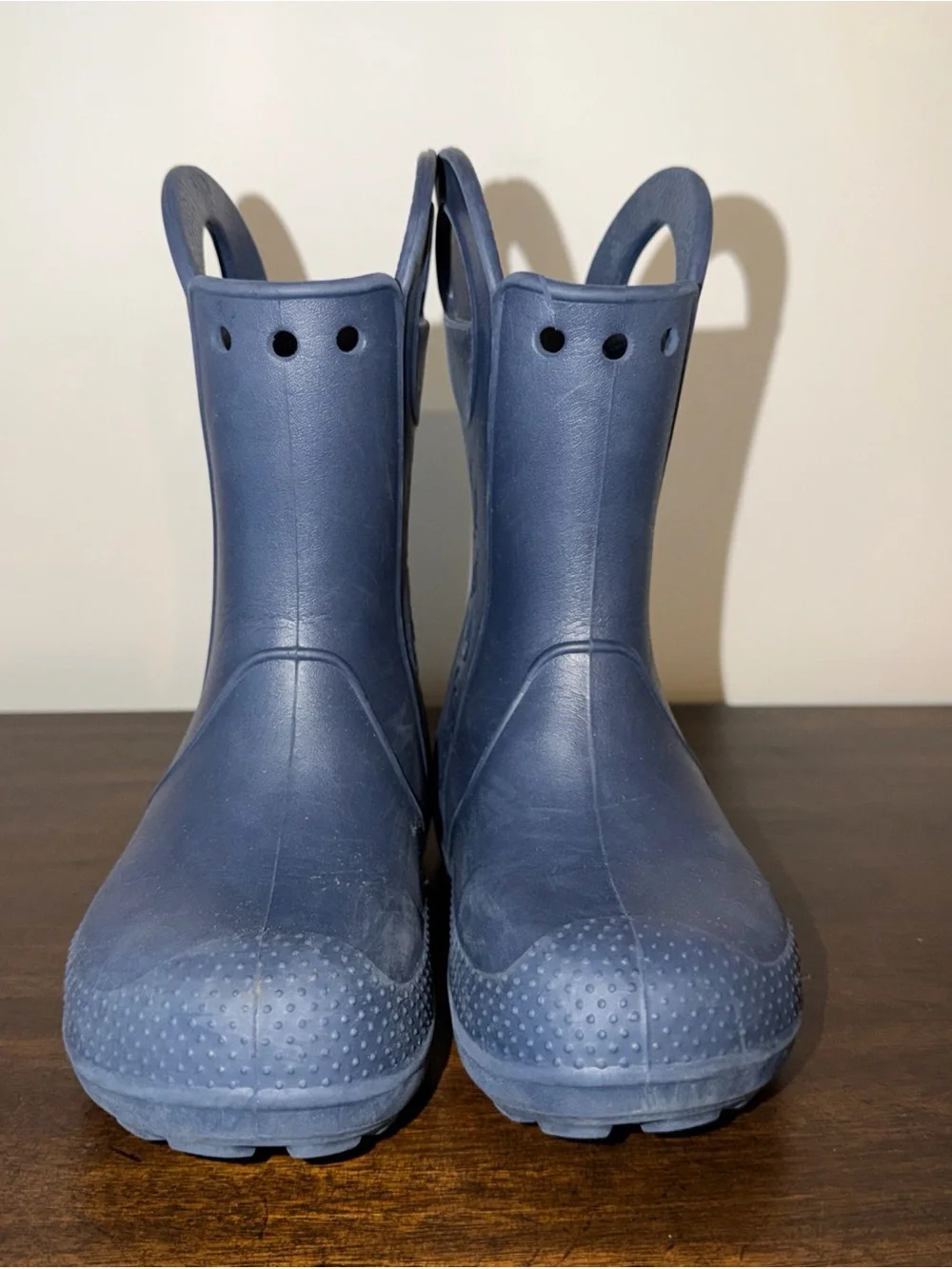 Crocs Children Toddler Handle It Rain Boots Navy Blue Size C12 Waterproof 12803